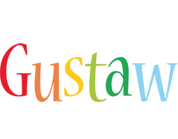 Gustaw birthday logo