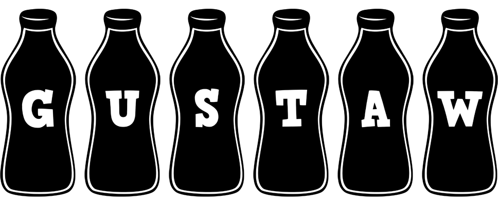 Gustaw bottle logo
