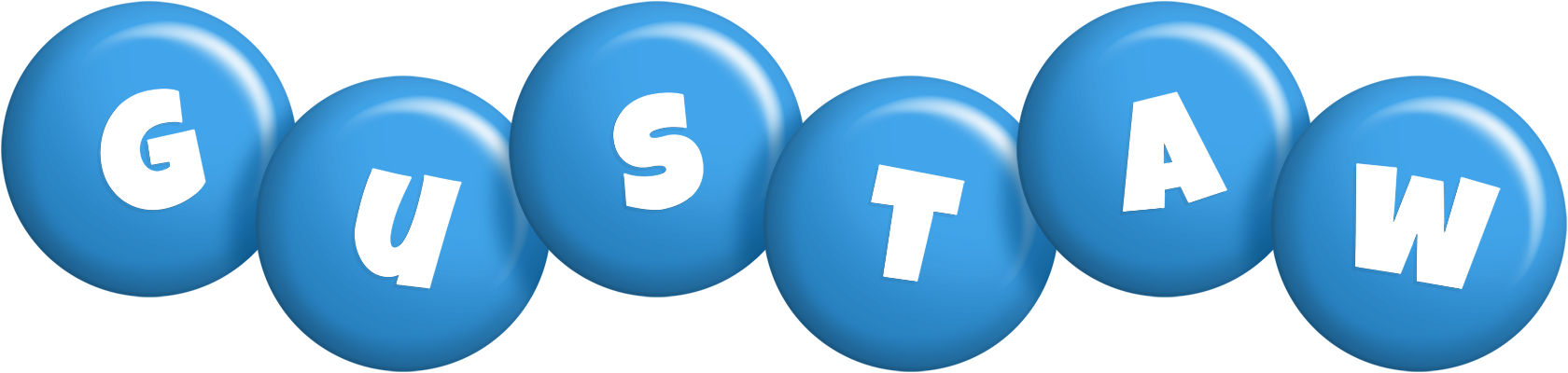 Gustaw candy-blue logo