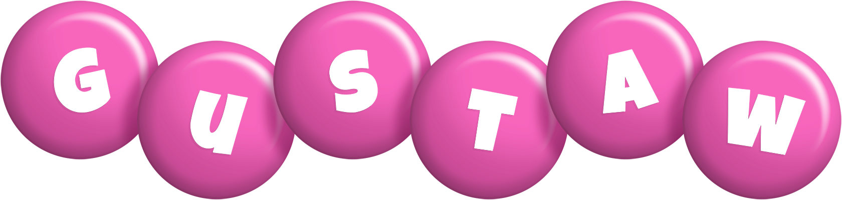 Gustaw candy-pink logo