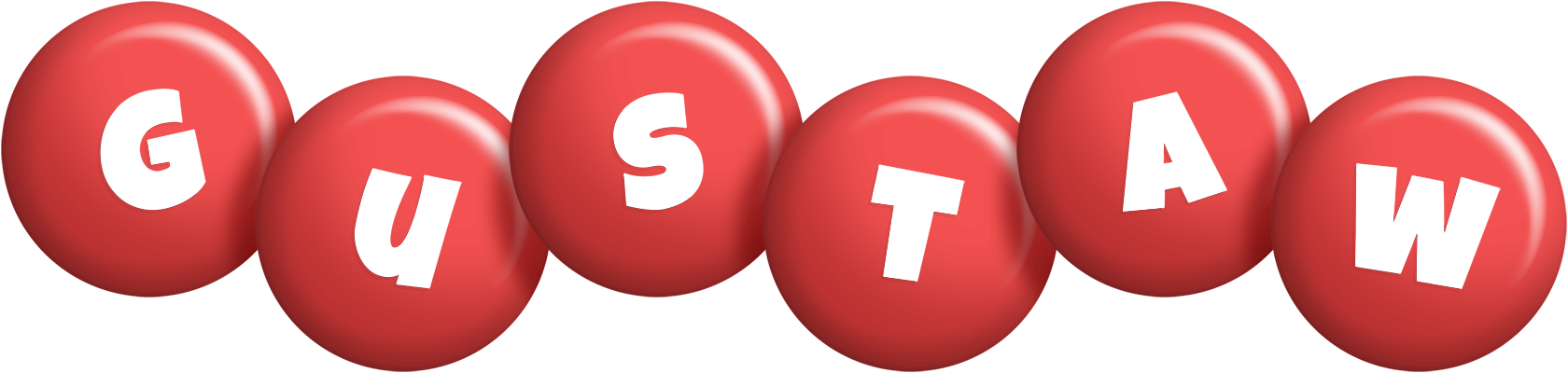 Gustaw candy-red logo