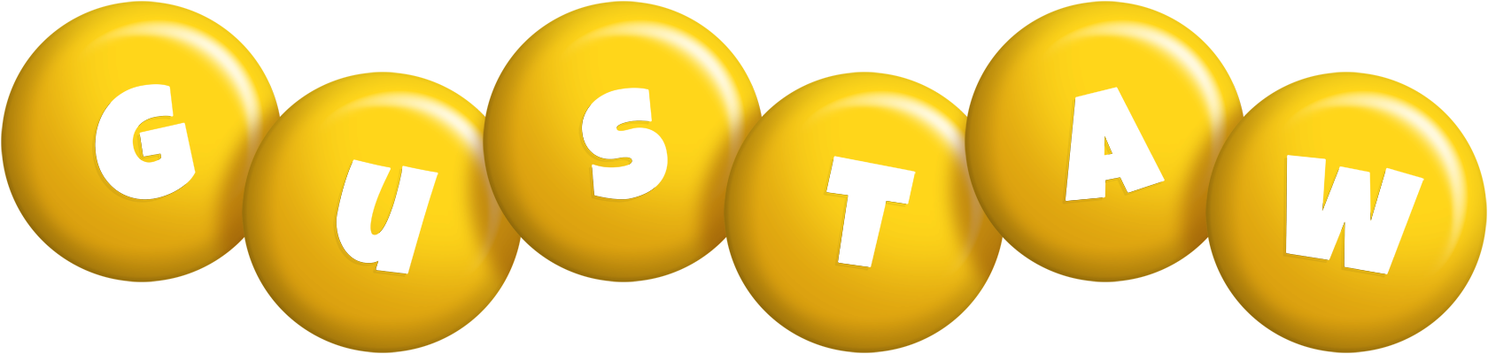 Gustaw candy-yellow logo