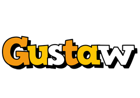 Gustaw cartoon logo