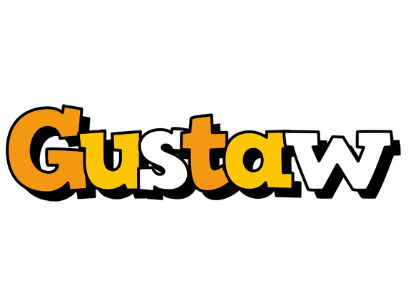 Gustaw cartoon logo