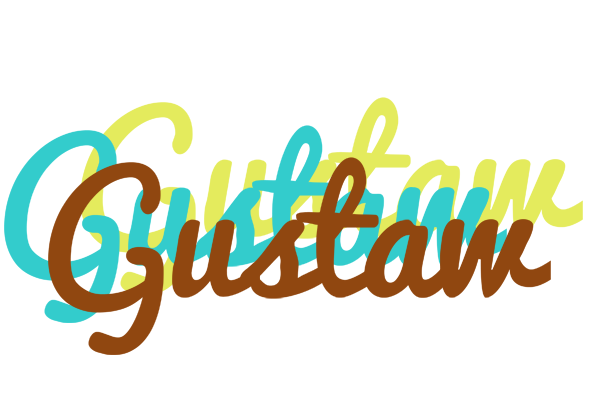 Gustaw cupcake logo