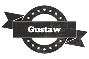 Gustaw grunge logo