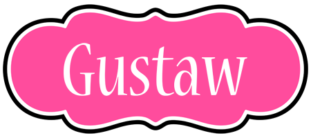 Gustaw invitation logo