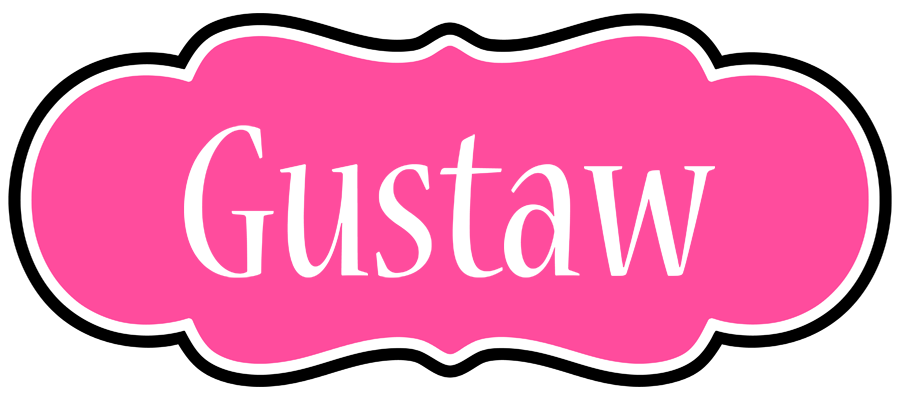Gustaw invitation logo