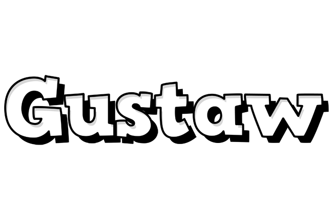 Gustaw snowing logo