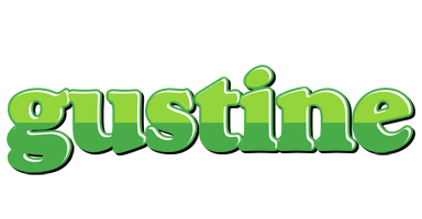 Gustine apple logo