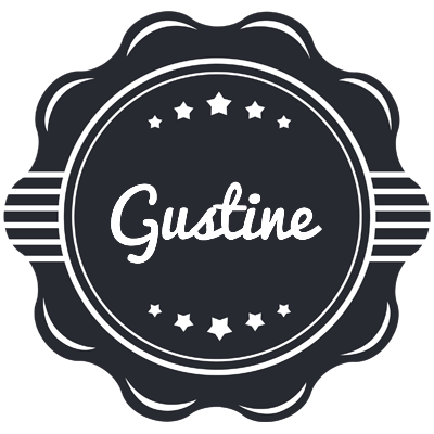 Gustine badge logo