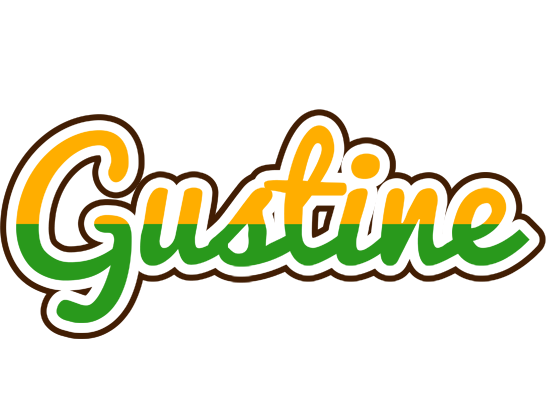 Gustine banana logo