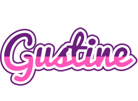 Gustine cheerful logo