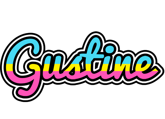 Gustine circus logo
