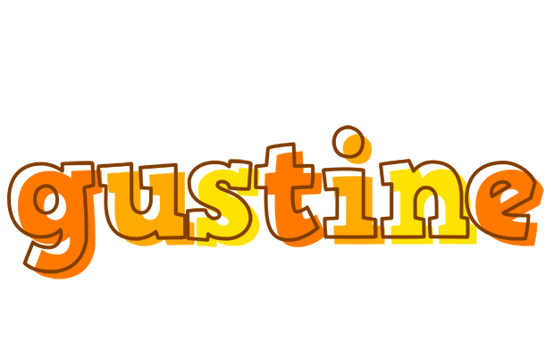 Gustine desert logo