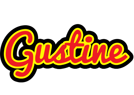 Gustine fireman logo
