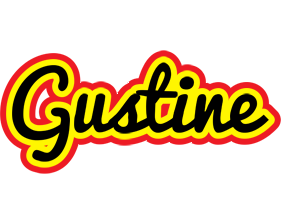 Gustine flaming logo