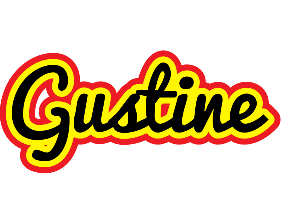 Gustine flaming logo