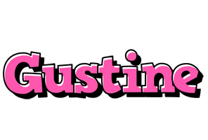 Gustine girlish logo