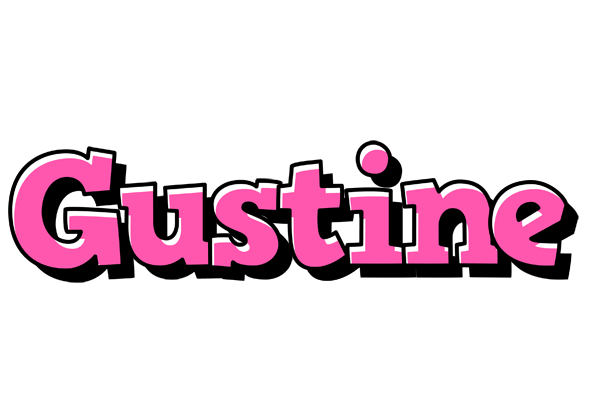 Gustine girlish logo