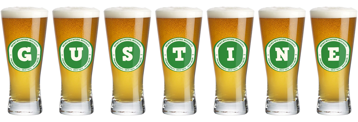 Gustine lager logo
