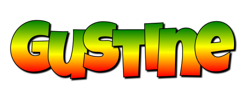 Gustine mango logo