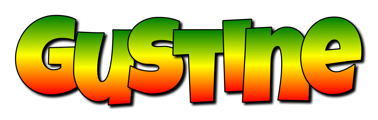 Gustine mango logo