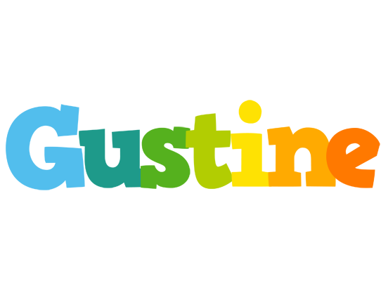 Gustine rainbows logo