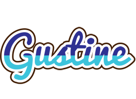 Gustine raining logo