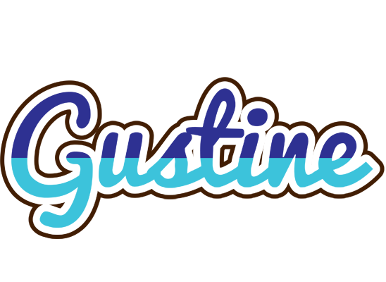 Gustine raining logo