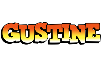 Gustine sunset logo