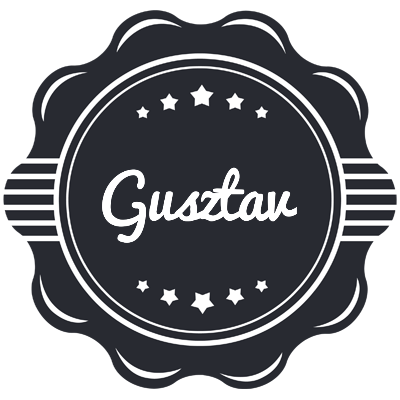 Gusztav badge logo