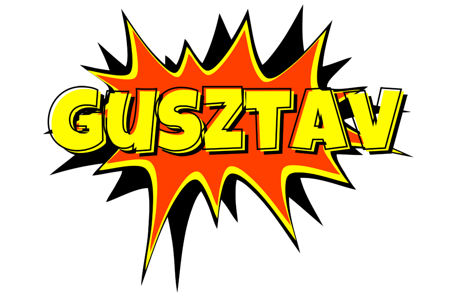 Gusztav bazinga logo