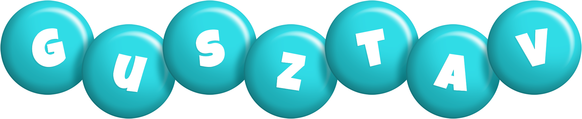 Gusztav candy-azur logo