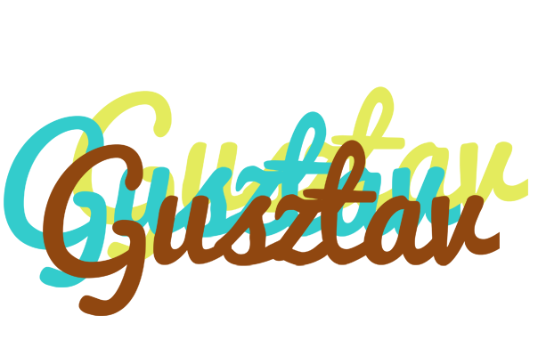 Gusztav cupcake logo