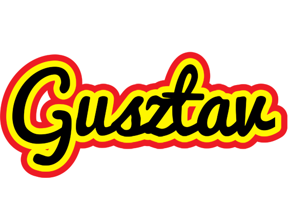 Gusztav flaming logo