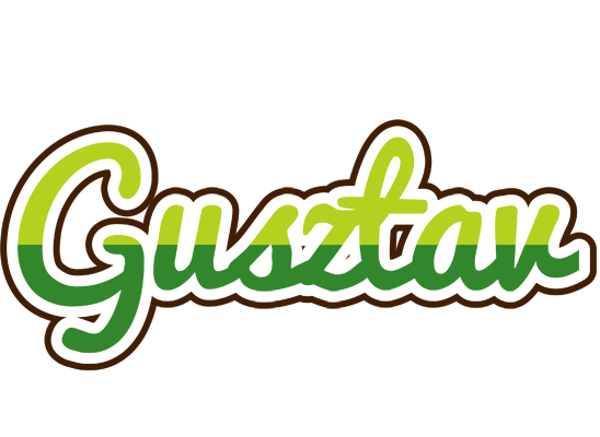 Gusztav golfing logo