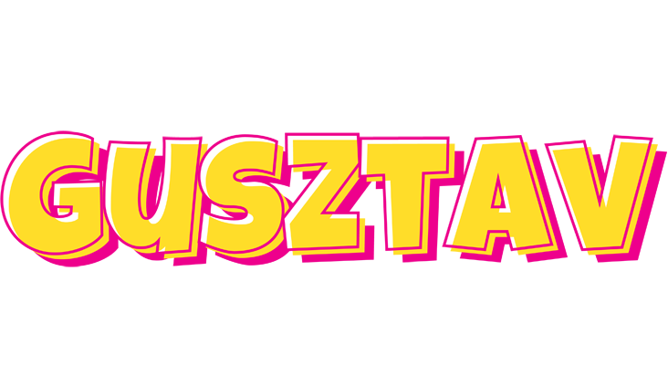Gusztav kaboom logo