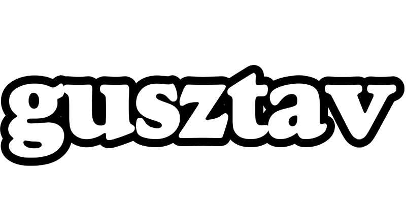 Gusztav panda logo