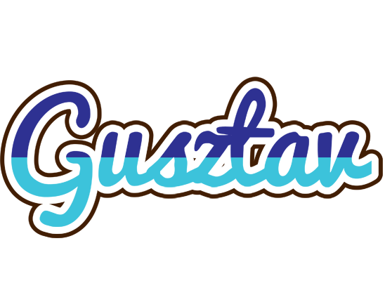 Gusztav raining logo