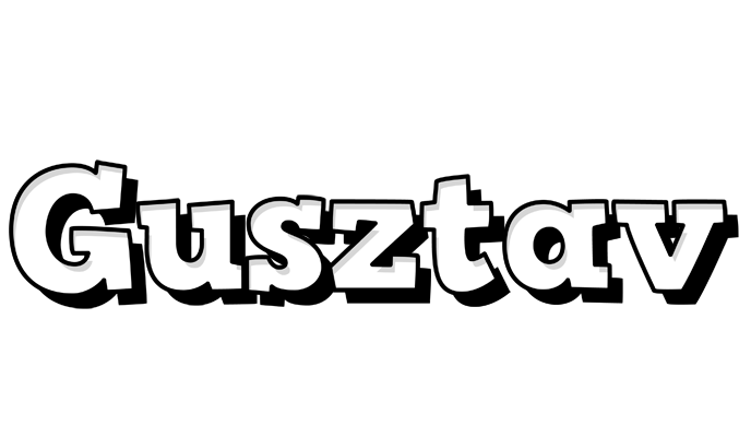 Gusztav snowing logo