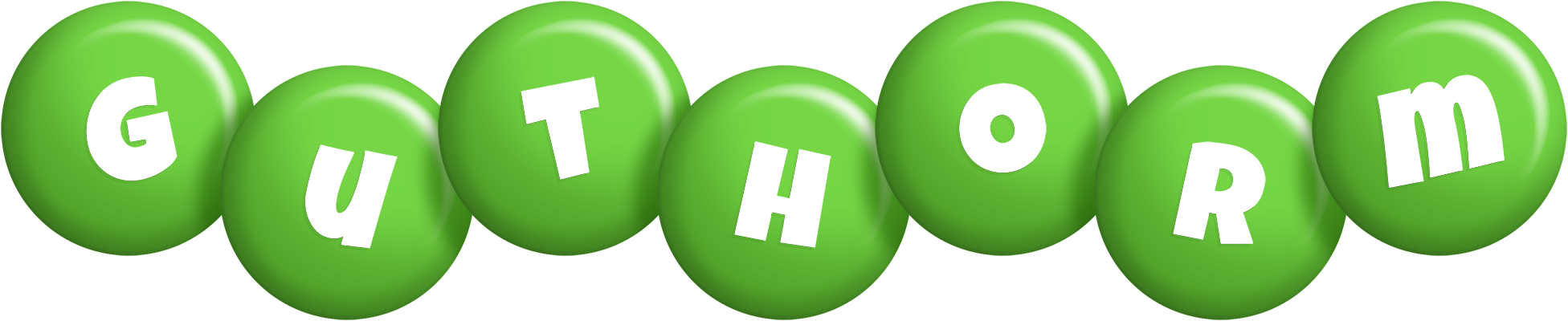 Guthorm candy-green logo