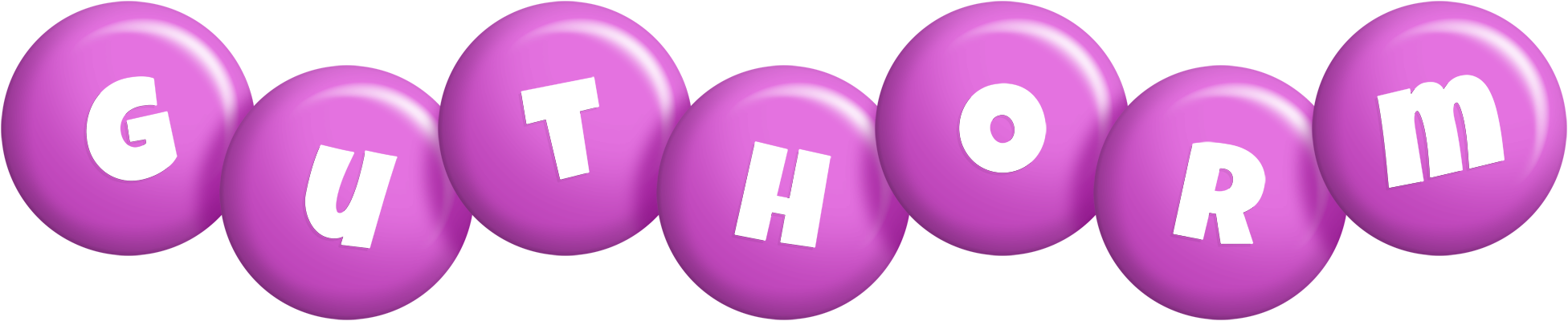 Guthorm candy-purple logo