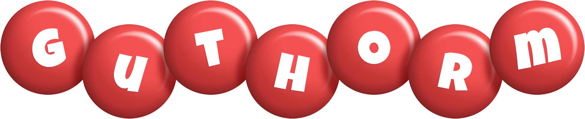 Guthorm candy-red logo