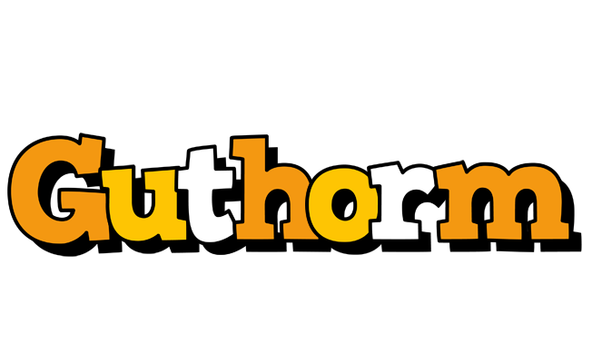 Guthorm cartoon logo