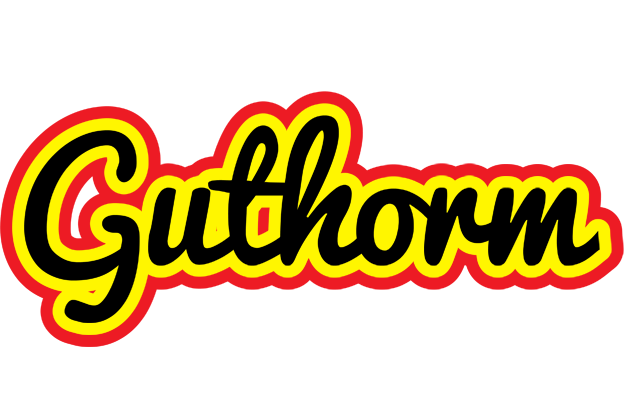 Guthorm flaming logo