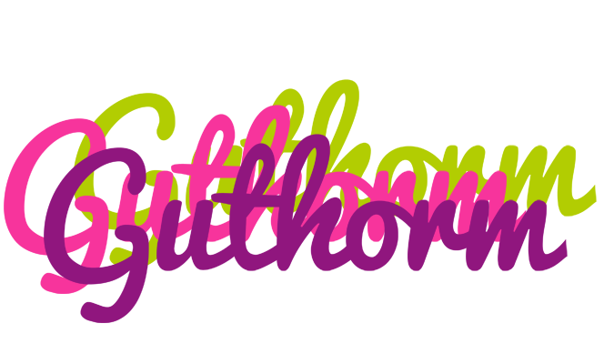 Guthorm flowers logo
