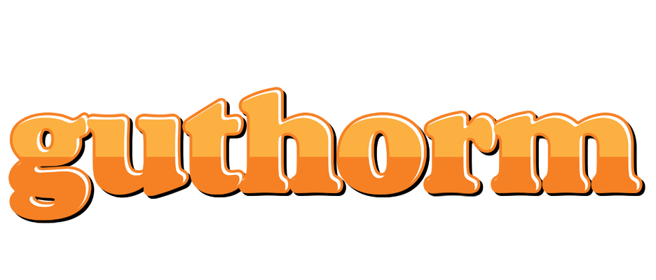 Guthorm orange logo