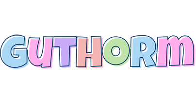 Guthorm pastel logo