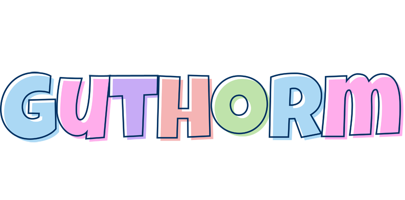 Guthorm pastel logo
